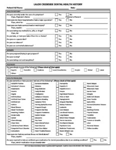 NP-Paperwork-Health-Dental-Info-REVISED-ONE-PAGE | Lalor Family Dental